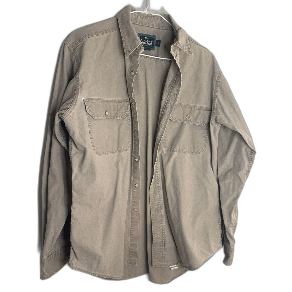 Woolrich Men's Casual Button Down Shirt - Tan